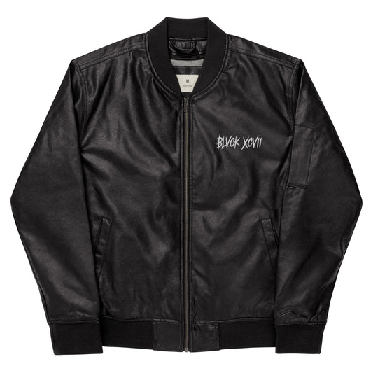 Limitless Leather Bomber Jacket